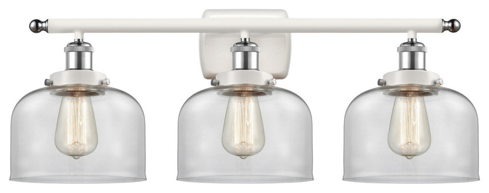 Innovations 916-3W-WPC-G72-LED 3-Light Vanity Light, White, Polished Chrome