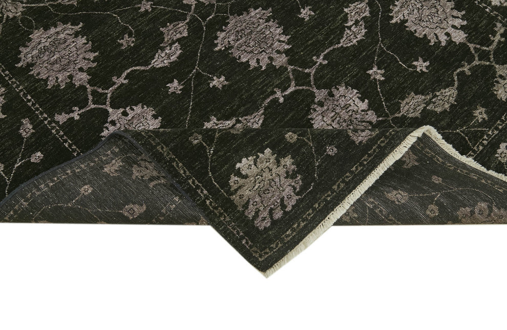 Rug N Carpet - Handwoven Oriental 6' 3'' x 9' 2'' Wool Oushak Area Rug