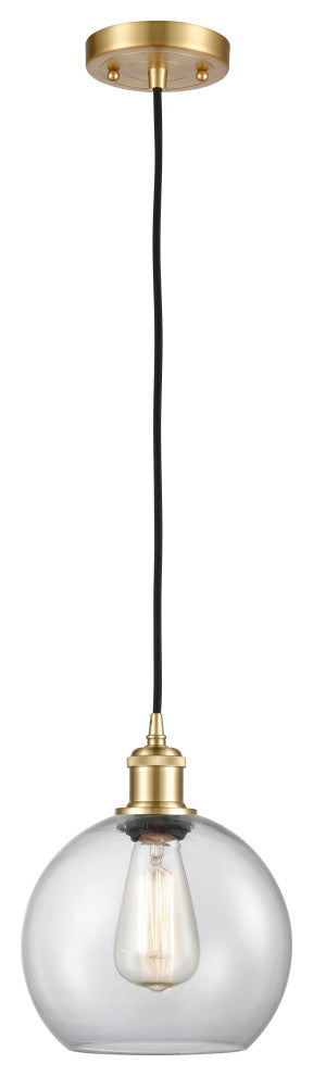 Innovations Lighting 516-1P-SG-G122-8-LED Athens 1 Light 8" Mini Pendant