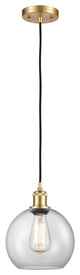 Innovations Lighting 516-1P-SG-G122-8-LED Athens 1 Light 8" Mini Pendant