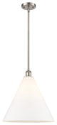 Innovations 516-1S-SN-GBC-161-LED 1 Light Pendant, Brushed Satin Nickel
