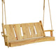Live Edge Locust Timberland Porch Swing, Natural Stain, 5 Foot