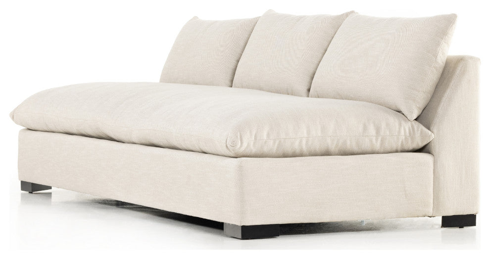 Grant Armless Sofa, 94, Ashby Oatmeal
