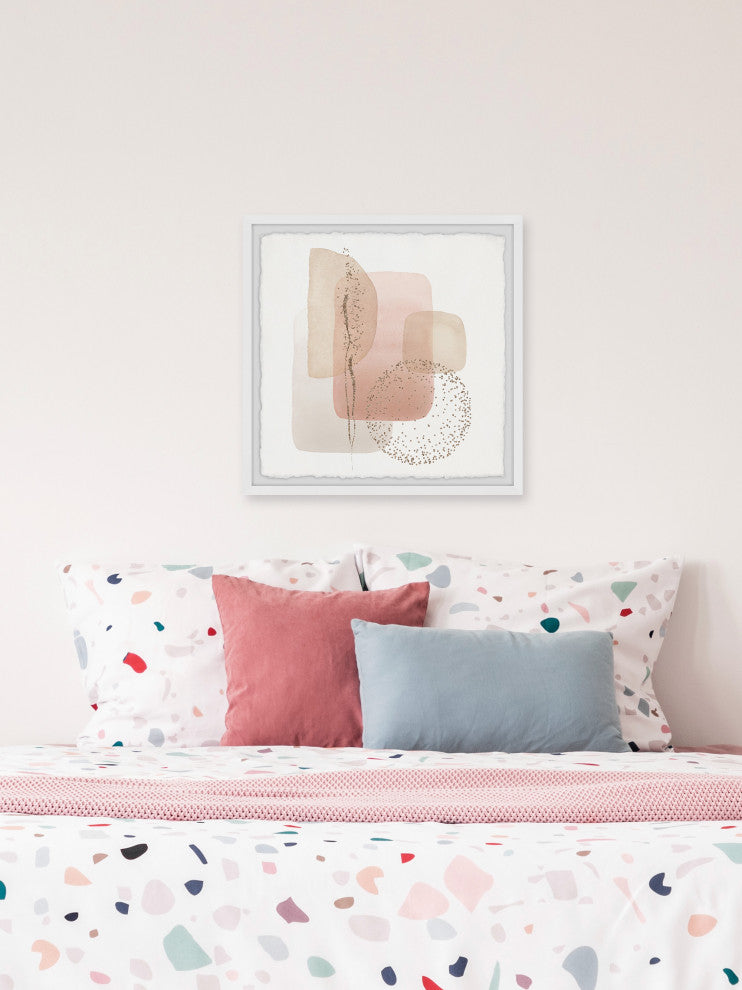 "Transparent Concept" Framed Painting Print, 18x18