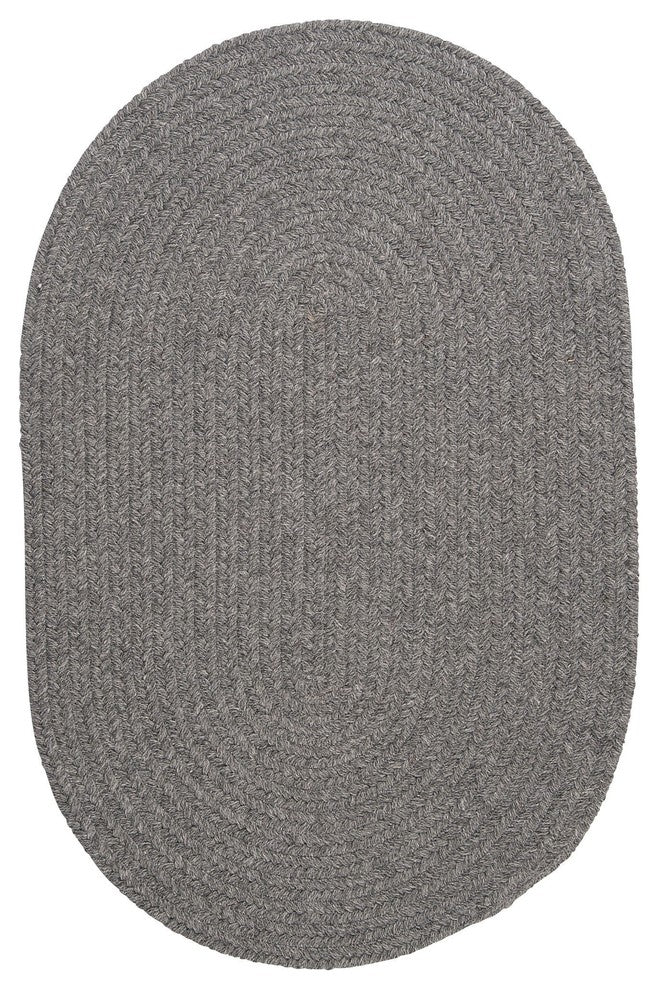 Colonial Mills Bristol WL18 Gray Traditional Area Rug, 12' Round