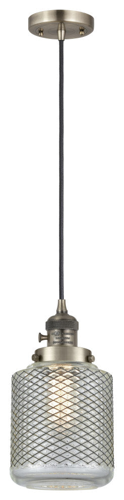 Innovations 201CSW-AB-G262-LED Stanton 1 Light Pendant, Switch, Antique Brass
