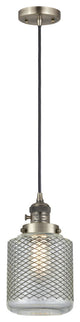 Innovations 201CSW-AB-G262-LED Stanton 1 Light Pendant, Switch, Antique Brass