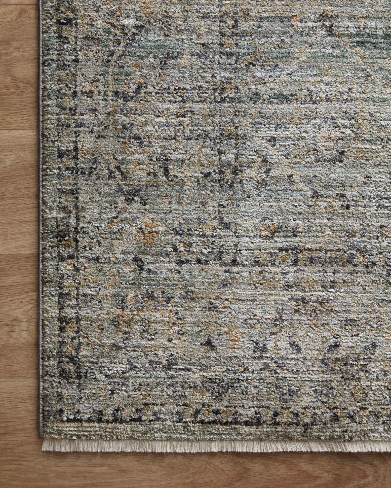Jean Stoffer x Loloi Katherine Ocean / Gold 7'-10" x 10' Area Rug
