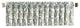 Tivoli Ikat Valance Set, Blue/Gray, 52"x20"
