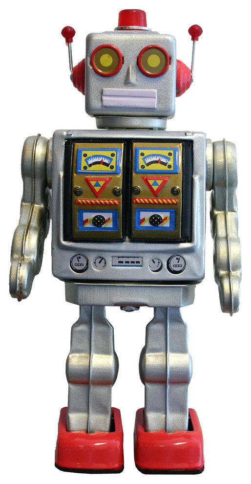 Collectible Tin Battery-Operated Robot Toy
