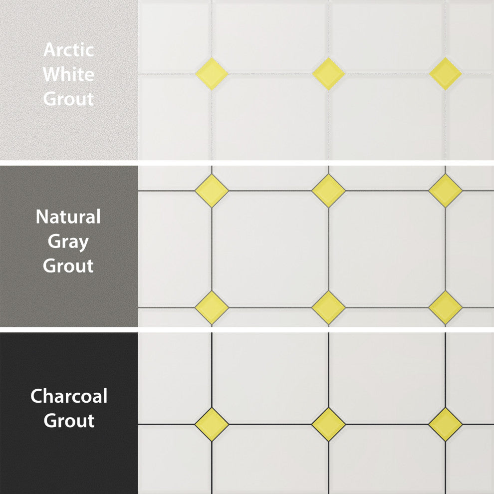 Vaudeville Octagon Nacar, Taco Lima Porcelain Floor/Wall Tile