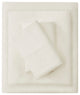 Beautyrest Oversized Flannel 4 Piece Sheet Set, Ivory Solid