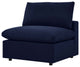 Lounge Sofa Middle Chair, Sunbrella, Blue Navy, Modern, Outdoor Hospitality