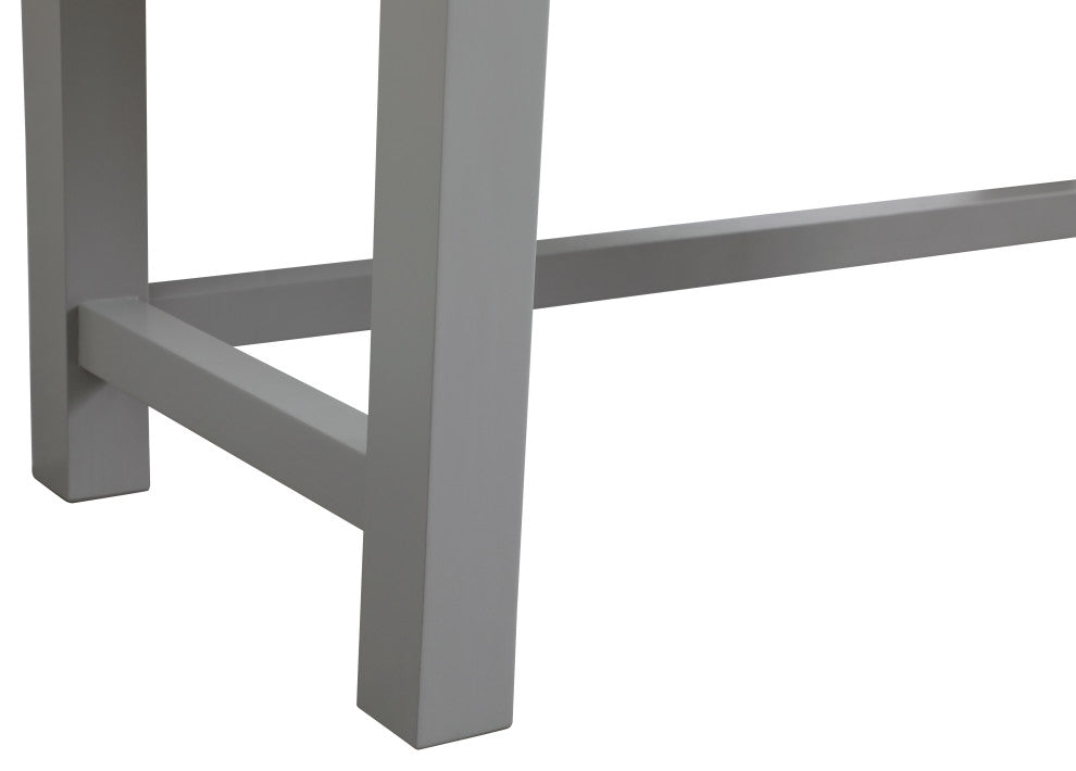 48" ADA Compliant Bathroom Vanity, Gray