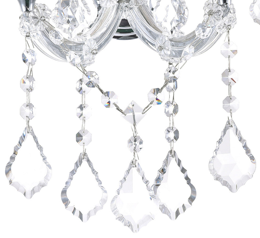 Maria Theresa 2 Light Wall Sconce With Chrome Finish