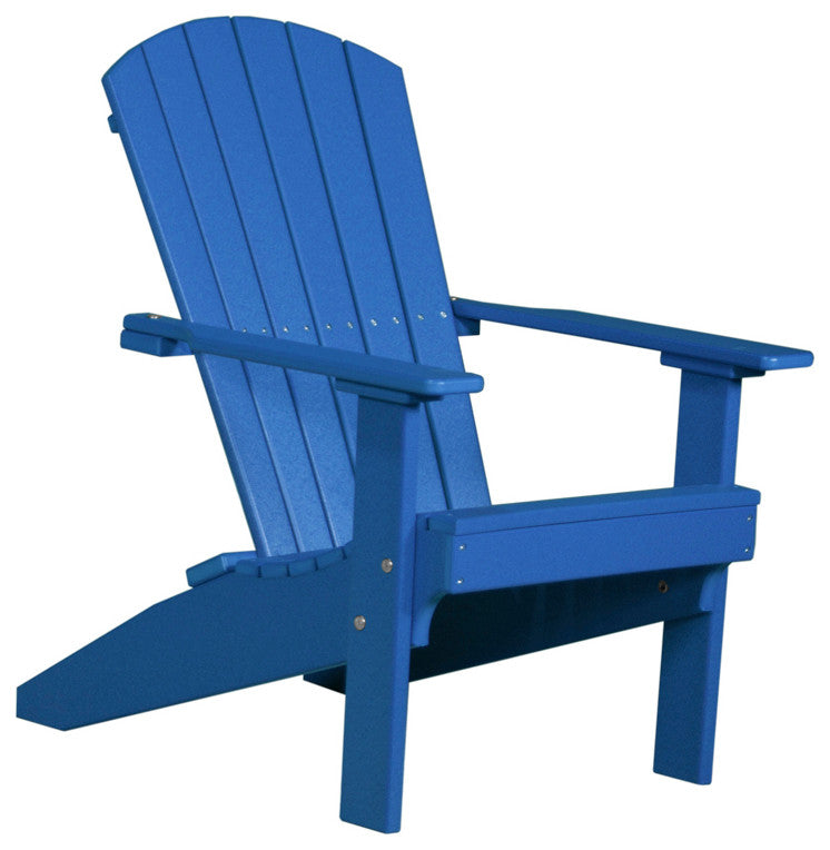 Poly Lakeside Adirondack Chair, Blue