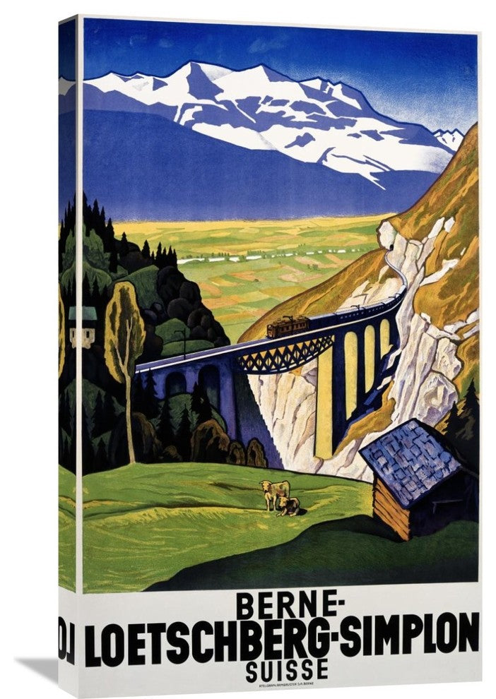 "Berne-Loetschberg-Simplon" Artwork