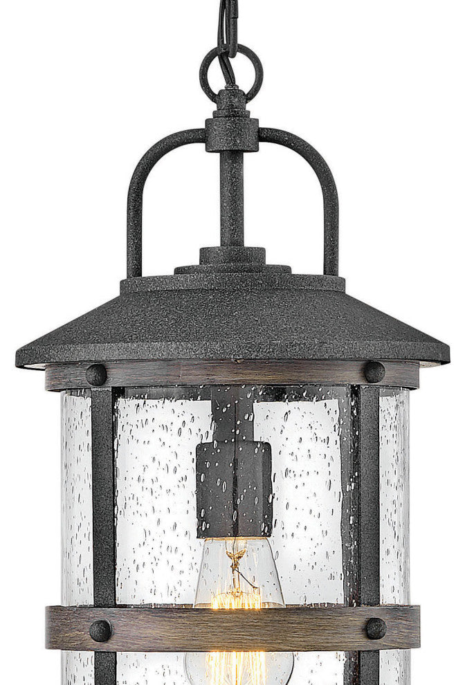 Hinkley Lighting 2682-LL Lakehouse 1 Light 9"W 120v Open Air - Black