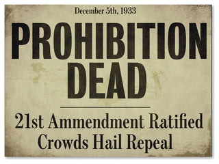 Color Bakery 'Prohibition' Canvas Art, 47"x35"