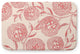 24" x 17" Antique Flowers Bathmat, Blush Coral