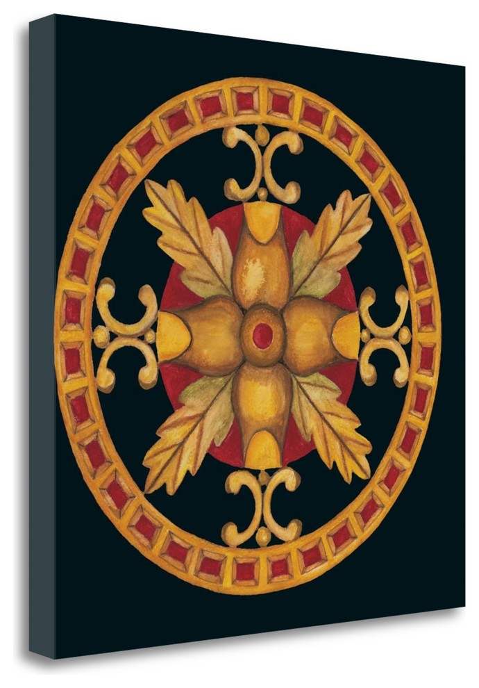 "Rosette IV" By Lee Anderson ,Ready to Hang Giclee Print on Gallery Wrap Canvas