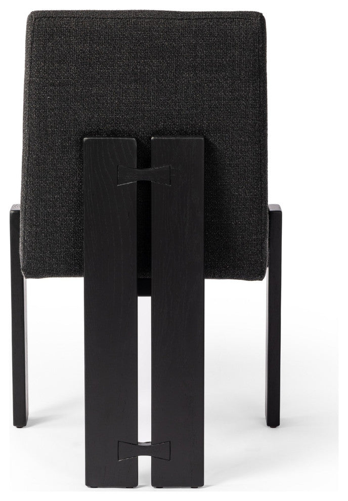 Roxy Dining Chair Gibson Black, Brushed Ebony Oak