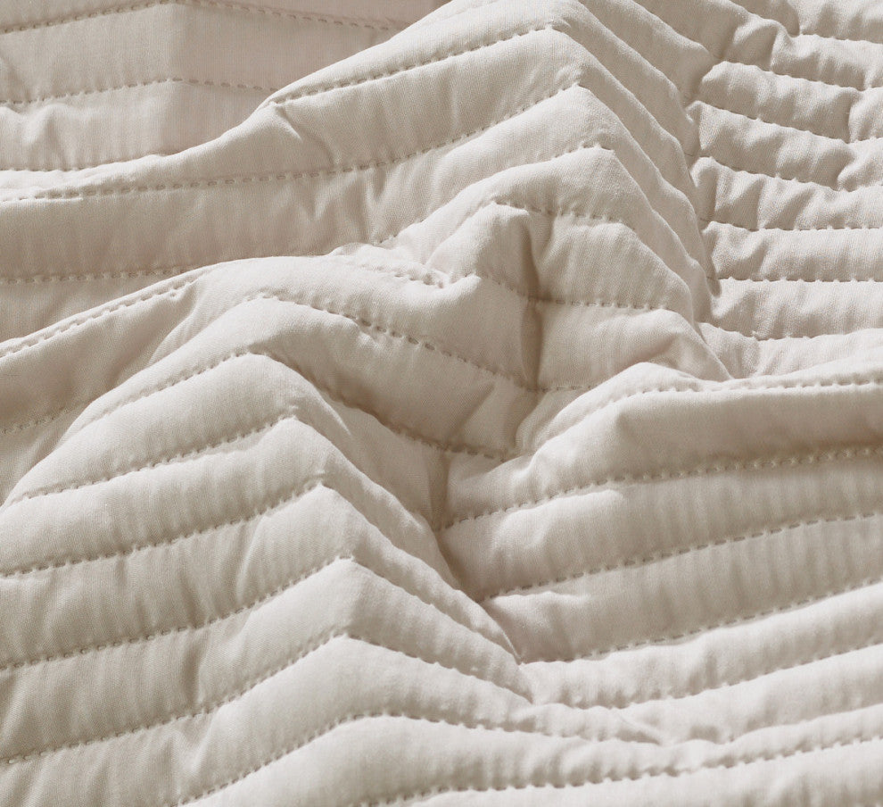 Felicia 3 Piece Comforter Set, Beige, King