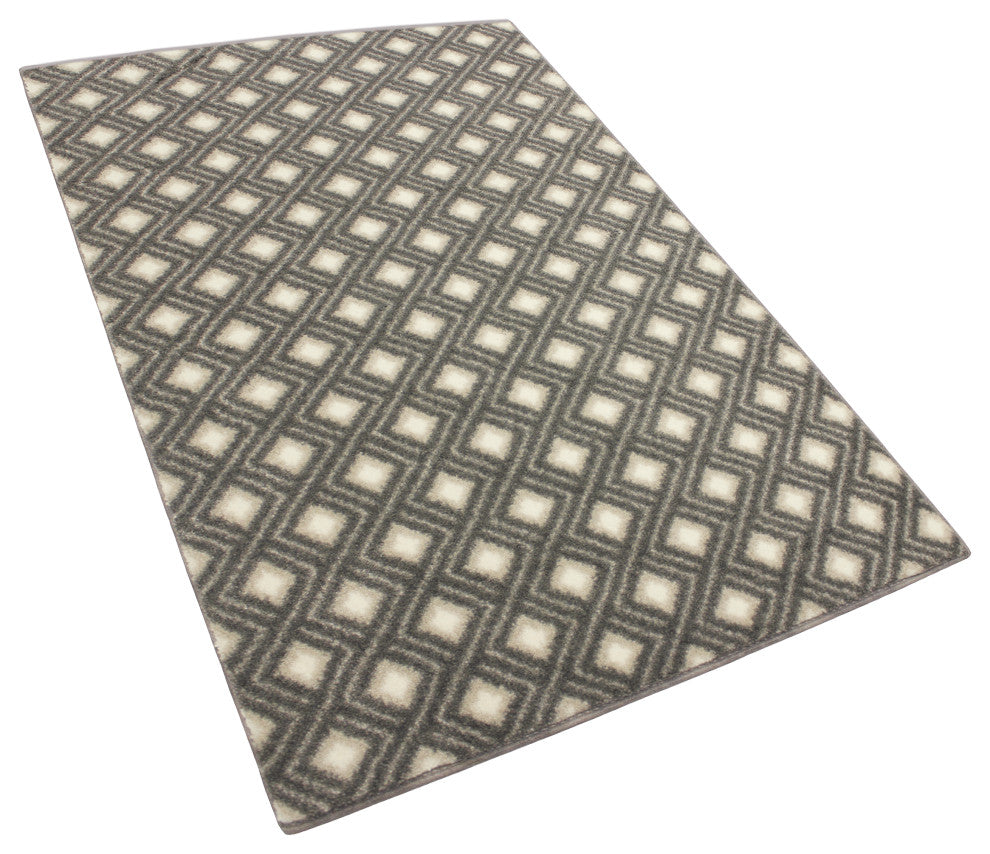 Diamond Design 3/8 Thick Indoor Area Rug Carpet, Camel, 9x9