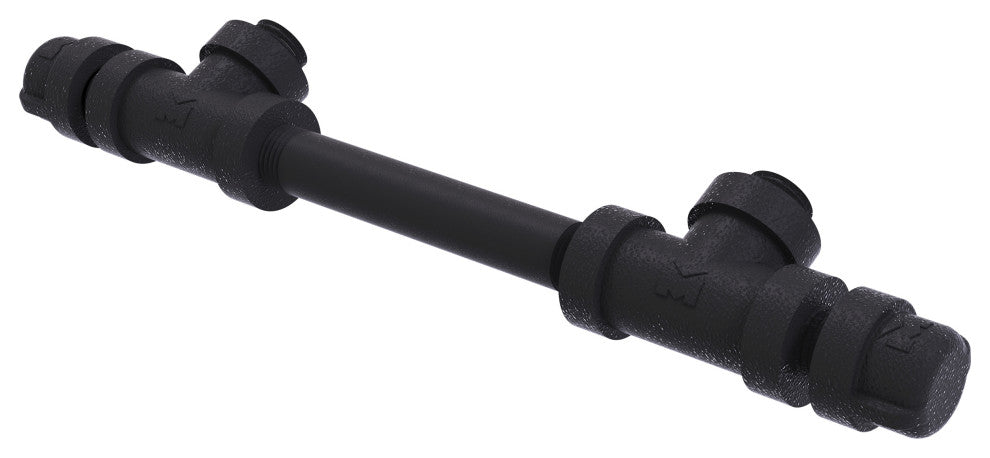 Pipeline 7" Overall Cabinet Pull, Matte Black