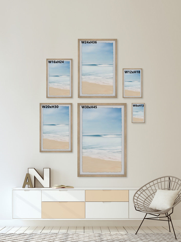 "Tranquil and Peaceful" Framed Painting Print, 8x12