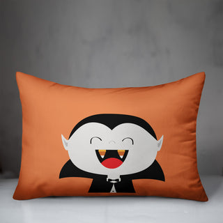 Vampire Candy Corn Fangs 14x20 Throw Pillow