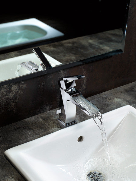 Delta Ara Single Handle Channel Bathroom Faucet, Chrome, 568LF-MPU
