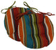 16" Outdoor Spun Polyester Tufted Chair Cushion, Set of 2, Westport Teal