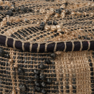 Handwoven Pouf, Riley