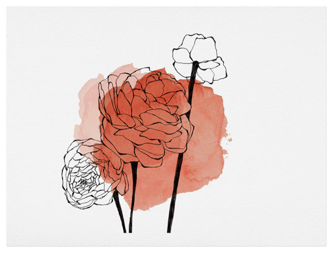 Deny Designs Morgan Kendall Ranunculus Art Print