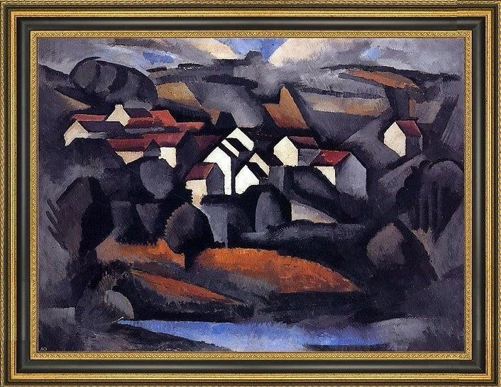 Roger De la Fresnaye Landscape Ferte-Soud Jouarre  Final Version