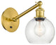 Innovations 317-1W-SG-G124-6-LED 1-Light Sconce, Satin Gold