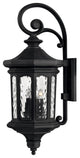 Hinkley Raley Large Wall Mount Lantern, Museum Black