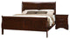 Homelegance Mayville 5-Piece Sleigh Bedroom Set, Brown Cherry