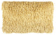 Long Yellow Shag Throw Pillow