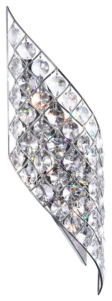 Chique 4 Light Wall Light With Chrome Finish