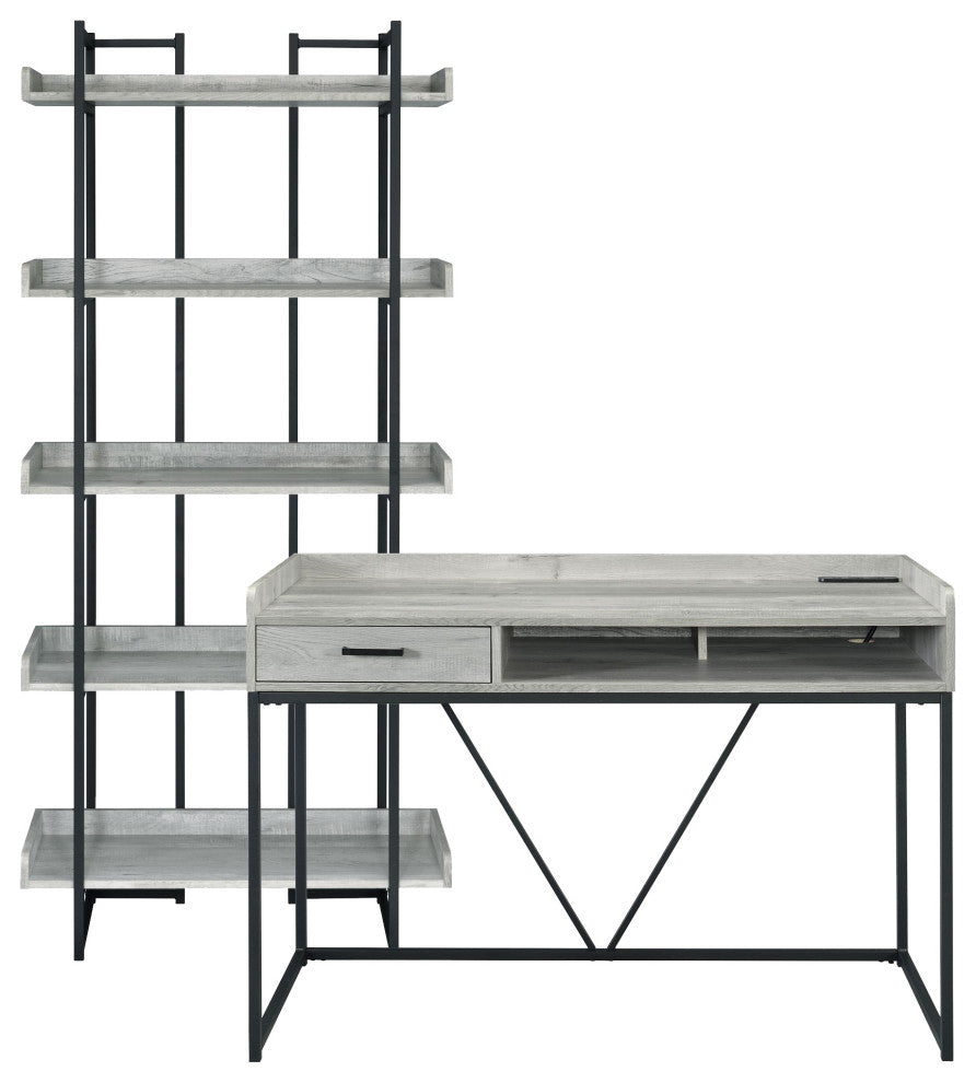 Picket House Furnishings Peyton 2-Piece Set, Gray