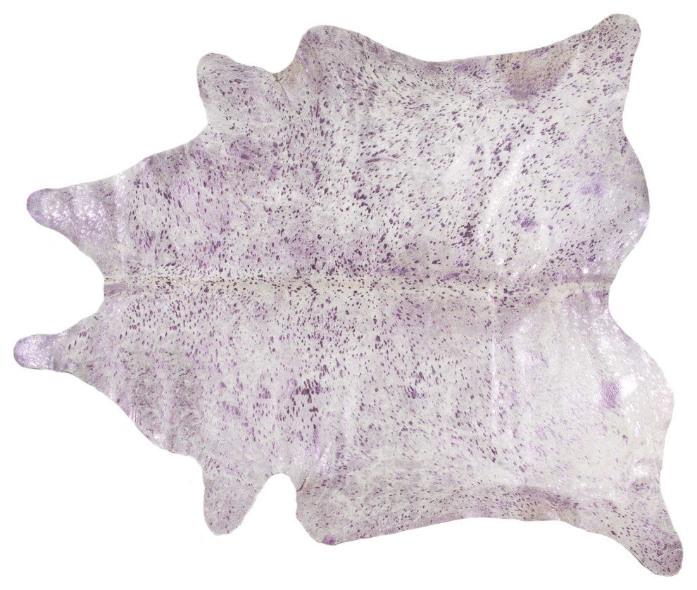 72" X 84" Grey Cowhide Rug