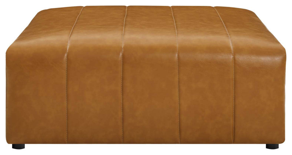 Sectional Sofa Set, Faux Vegan Leather, Tan, Modern, Living Lounge Hospitality