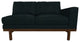 Cantor Right Arm Leather Sofa, Finish: Pumpernickel, Leather: Midnight
