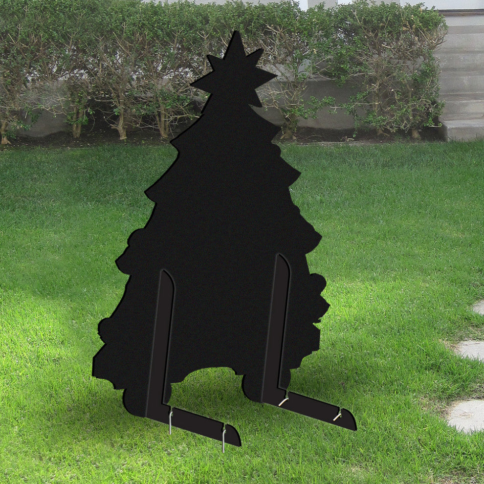 Holidays Train, Free Standing Garden Decor, Set of 3