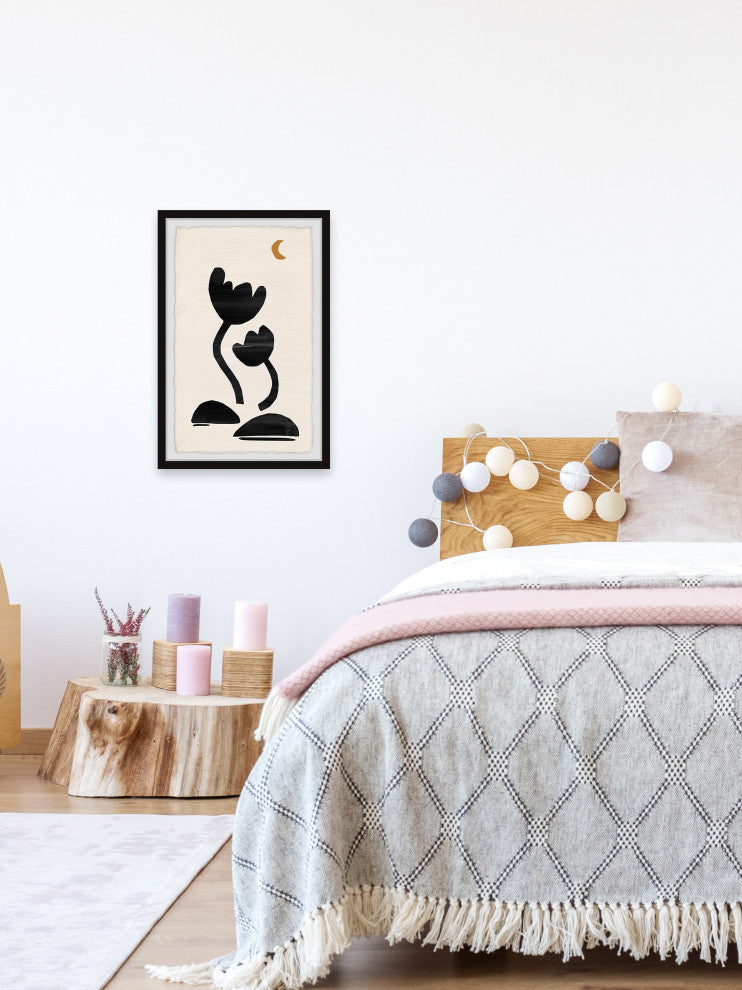 "Flowers of Dreams" Framed Painting Print, 8x12