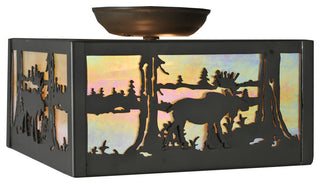 10Sq Moose at Lake Flushmount