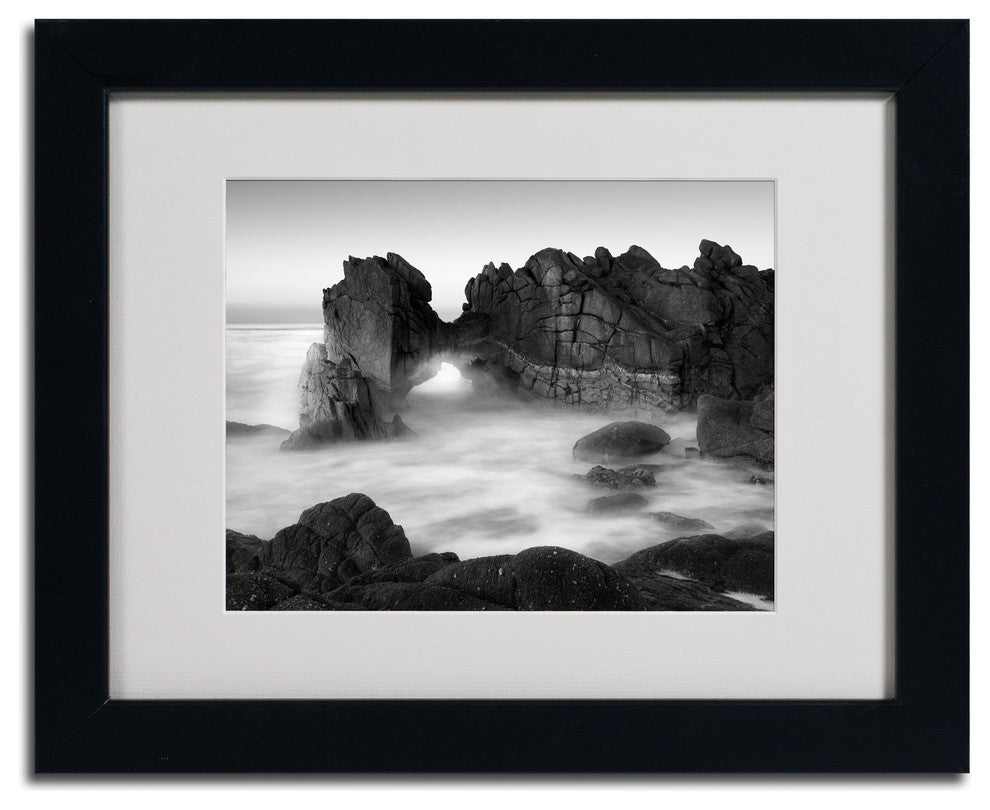 'Gate' Matted Framed Canvas Art by Moises Levy