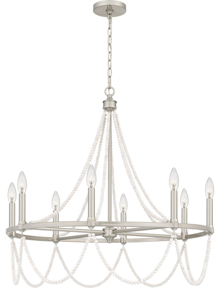 Quoizel BGA5030BN 8-Light Chandelier, Brigitta